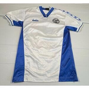VINTAGE Diadora Rogue Valley Oregon Soccer Jersey Small Sports Y2K #9 (A30)